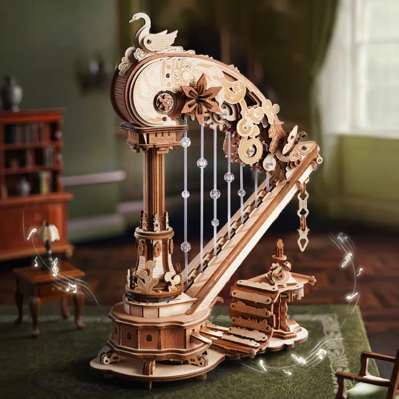 Magic Harp - ROKR Wooden Music Box