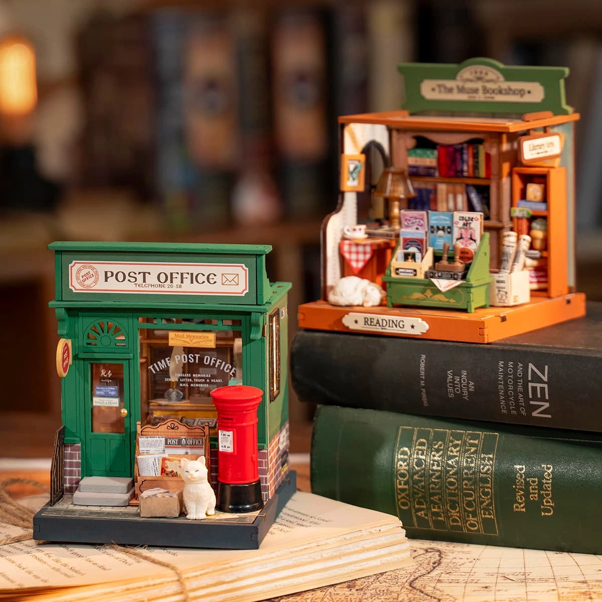 Century Post Office - Rolife DIY Miniature House