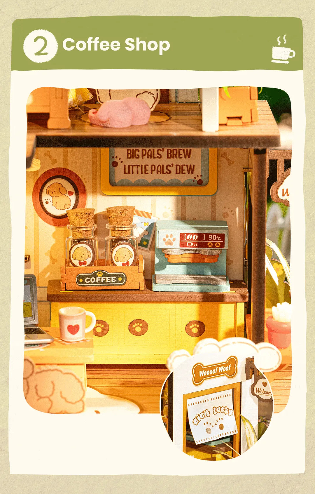 Puppy's Cozy Villa - Rolife DIY Miniature House