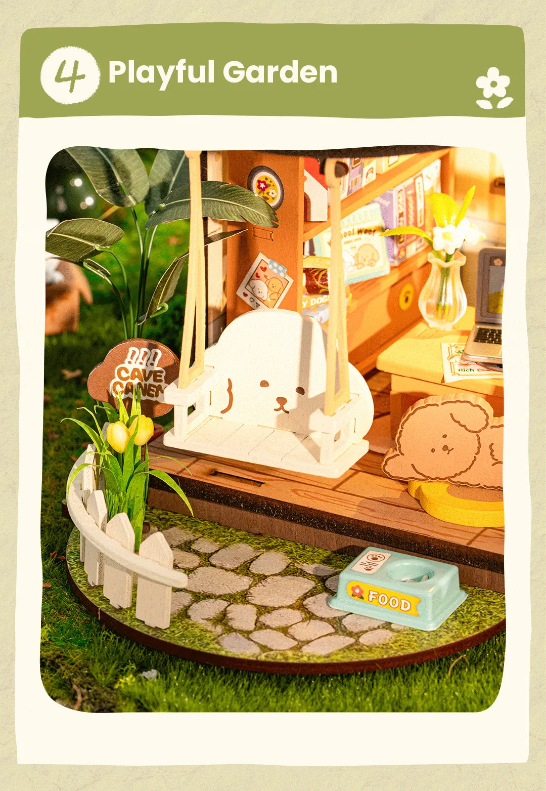 Puppy's Cozy Villa - Rolife DIY Miniature House