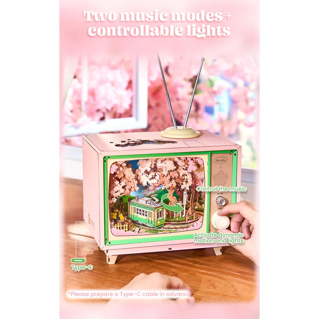 Sakura Dreamy Tour - Rolife Wooden Music Box
