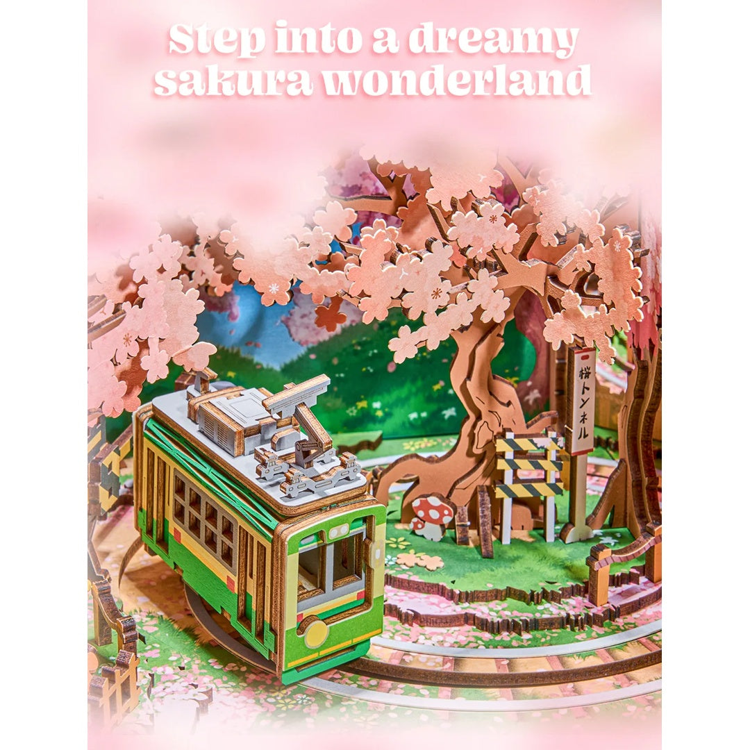 Sakura Dreamy Tour - Rolife Wooden Music Box