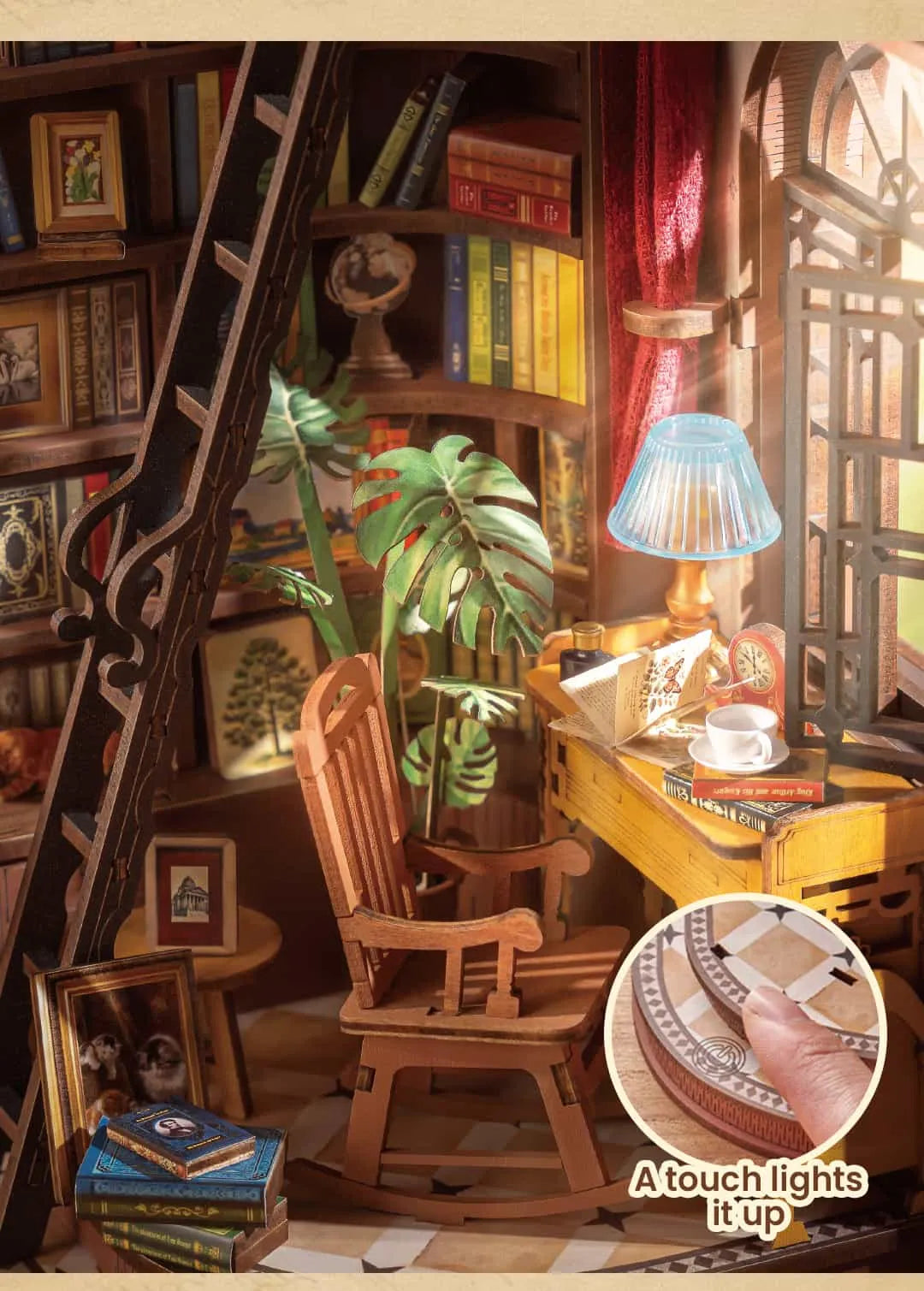 Silent Corner Study - Rolife DIY Book Nook