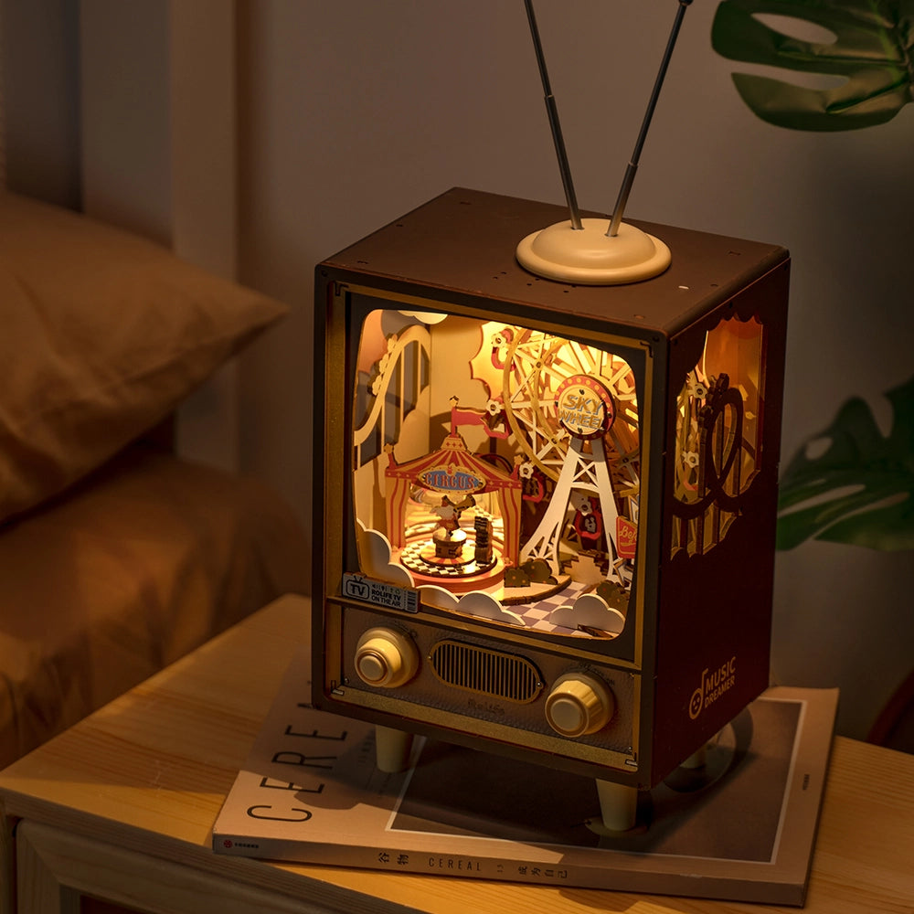 Sunset Carnival - Rolife Wooden Music Box