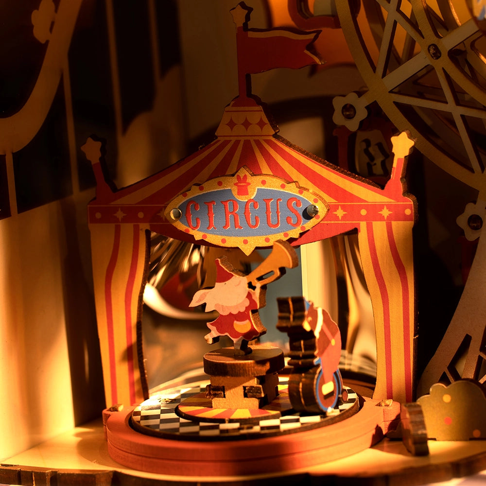 Sunset Carnival - Rolife Wooden Music Box