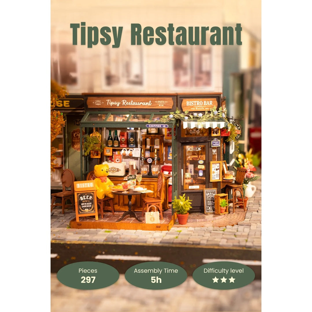 Tipsy Restaurant - Rolife DIY Miniature House