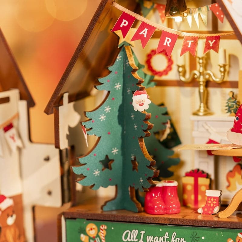 Twinkling Christmas House - Rolife DIY Miniature House