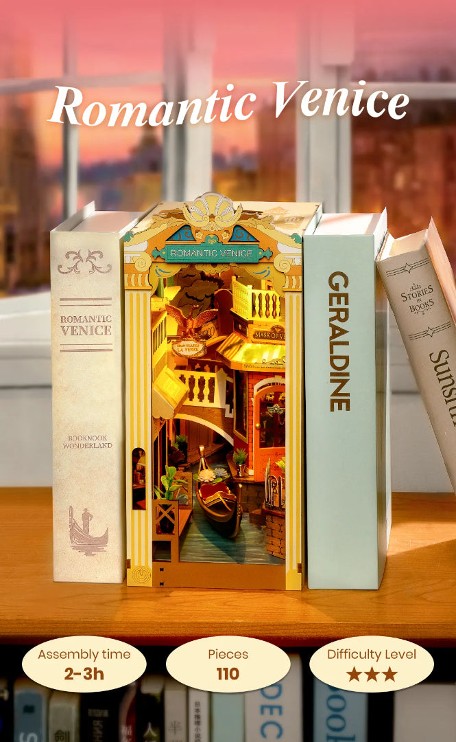 Romantic Venice - Rolife DIY Book Nook