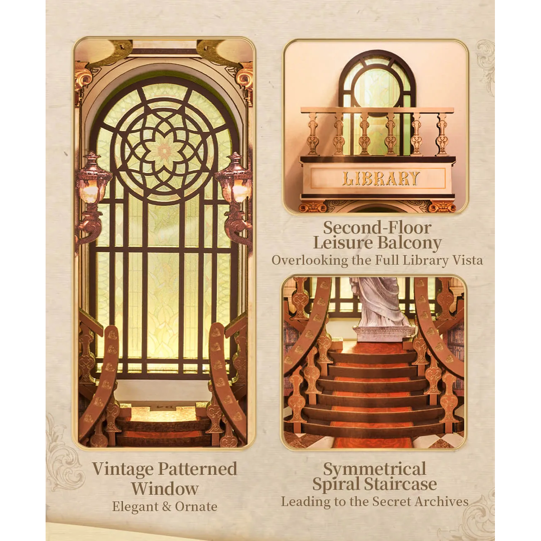 Library Of Wonders - Rolife DIY Book Nook