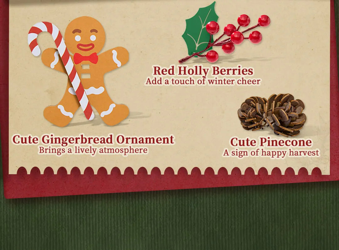 Christmas Wreath - Rolife DIY Wooden Puzzle